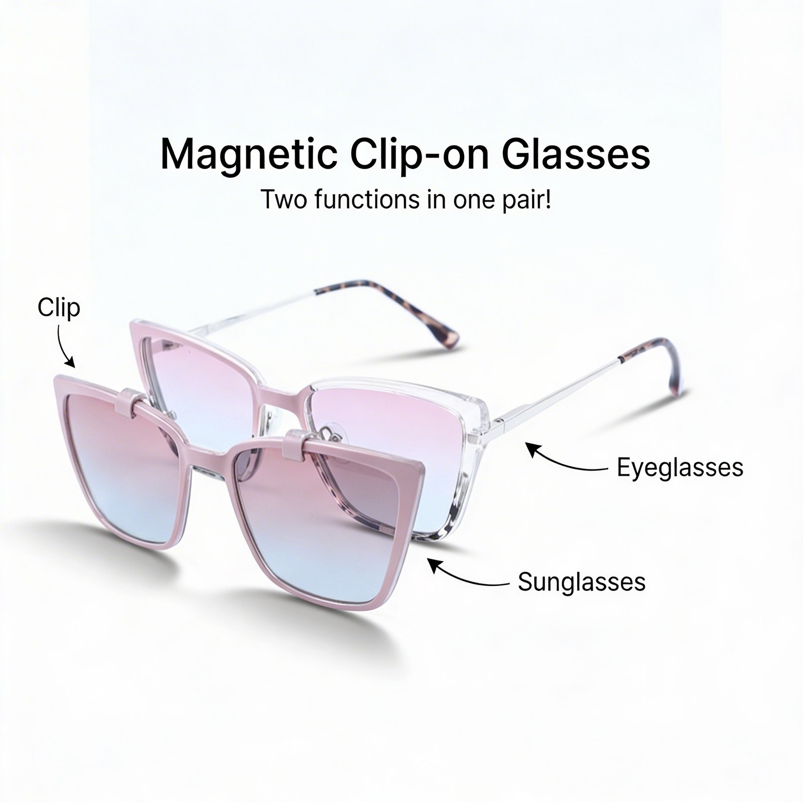 OG Urban Mist | Grey Transparent Cat-Eye Sunglasses