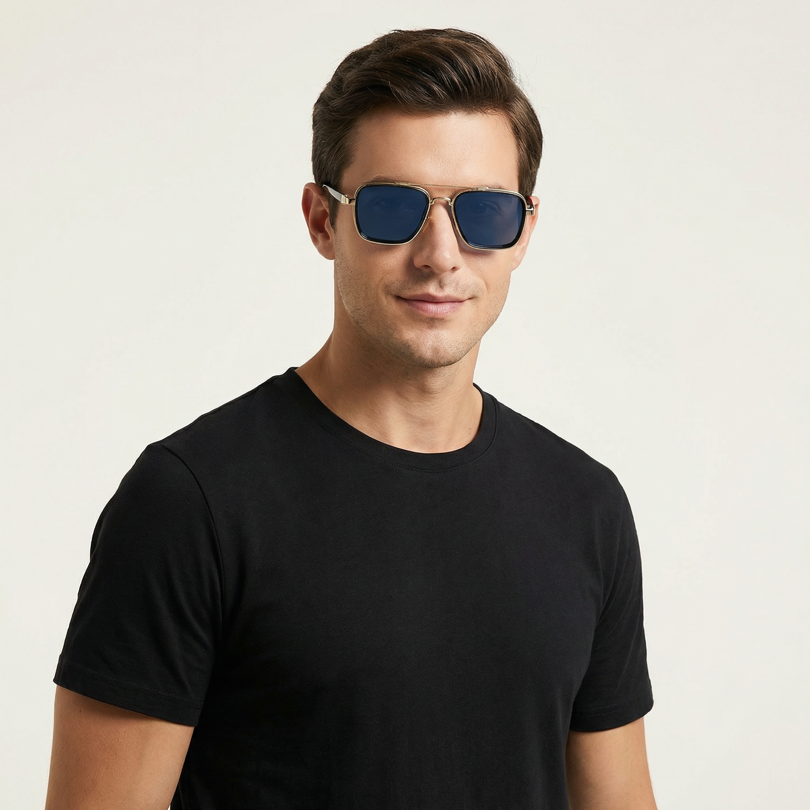 OG Urban Titan Aviator | Gold & Black Premium Square Sunglasses for Men