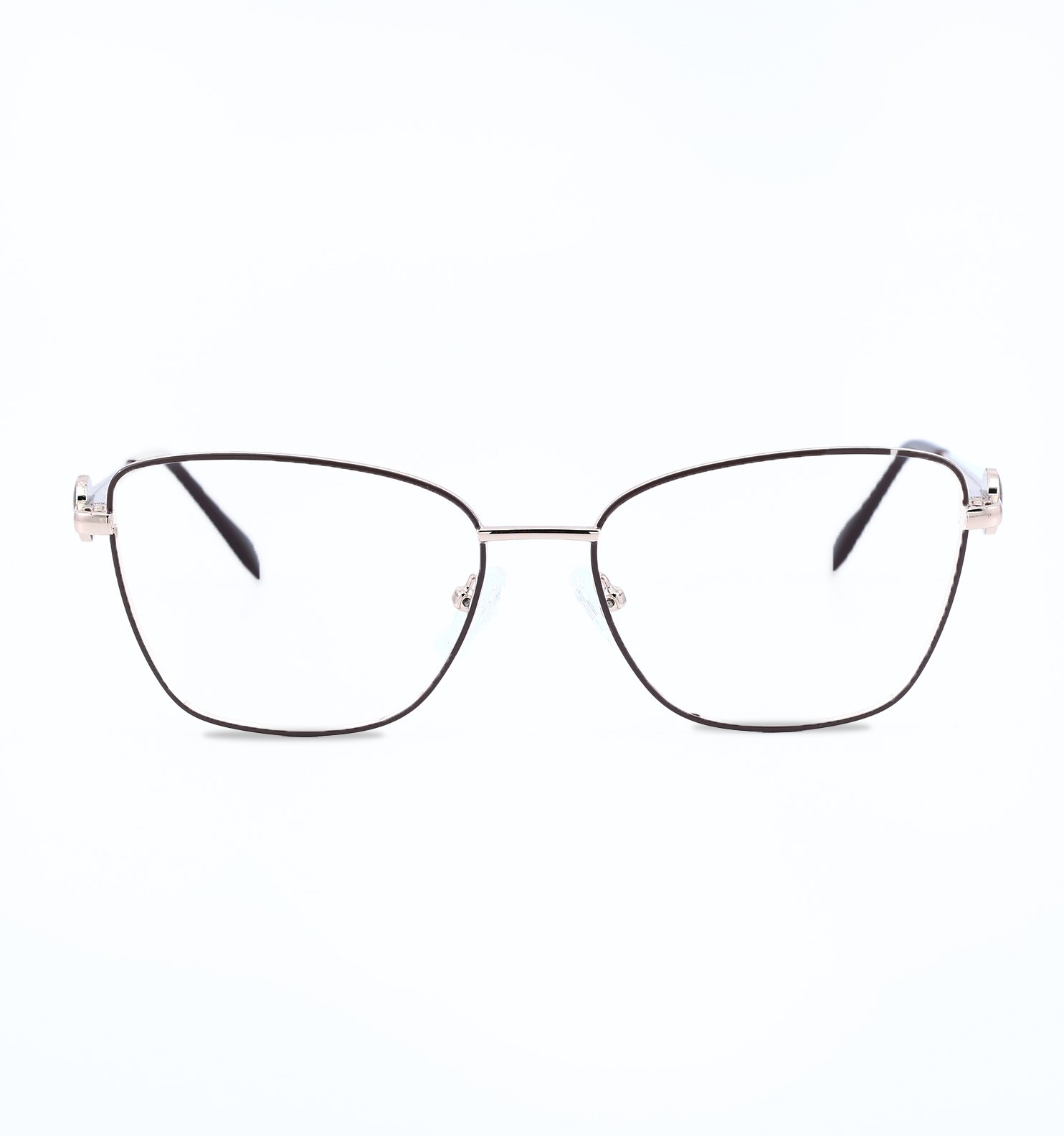 OG Vector – Metal Rectangular Women’s Eyeglasses | Elegant Lightweight Optical Frame