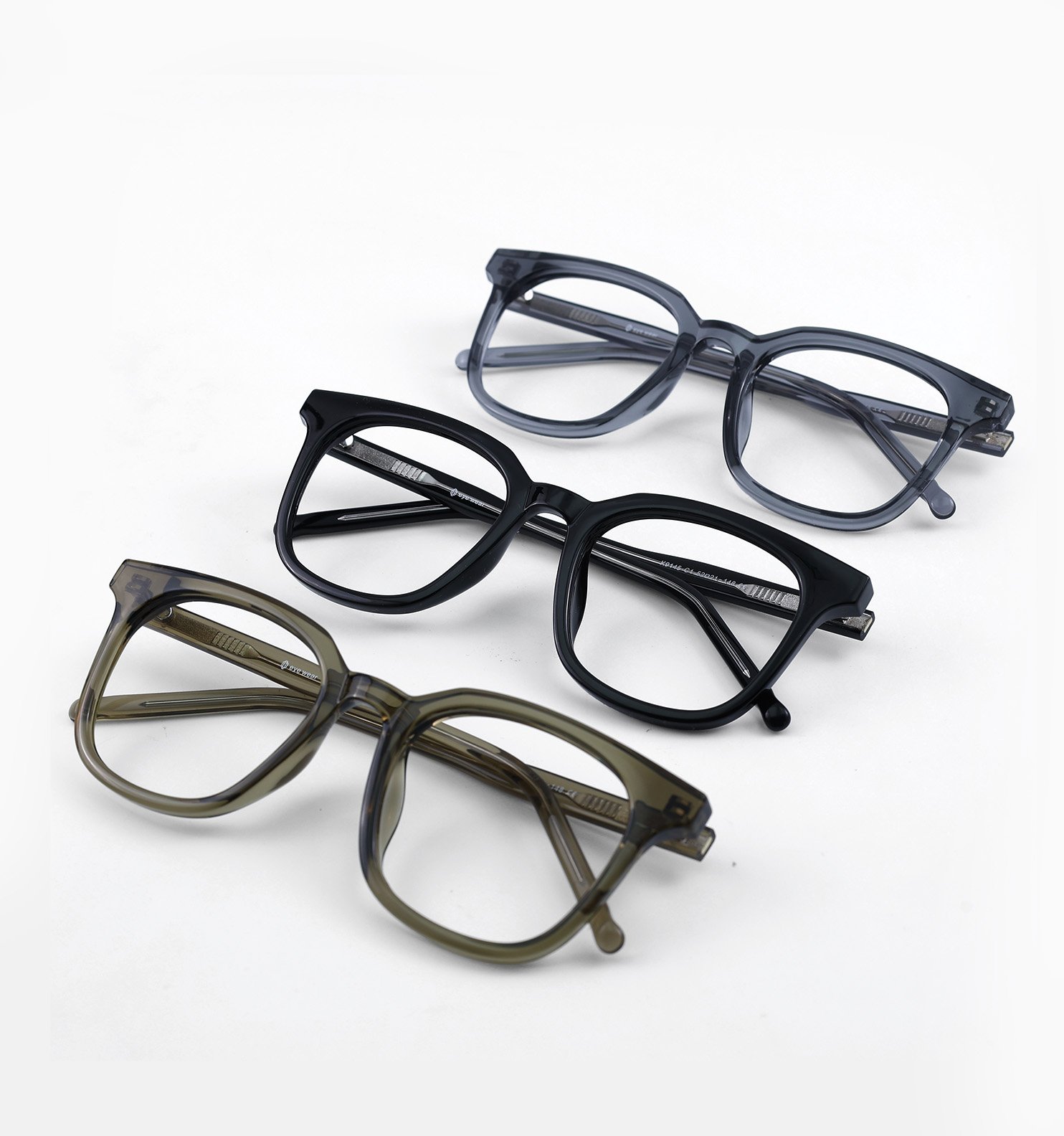 Square Everyday Blue-Block Eyeglasses | Full Rim Digital Protection Frame (Grey, Black, Green)