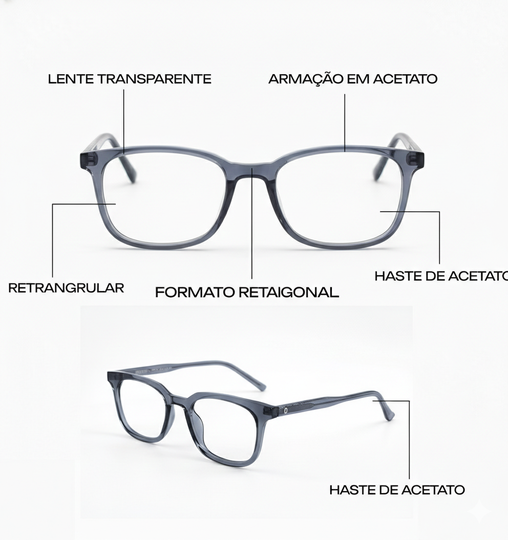 Square Everyday Blue-Block Eyeglasses | Full Rim Digital Protection Frame (Grey, Black, Green)