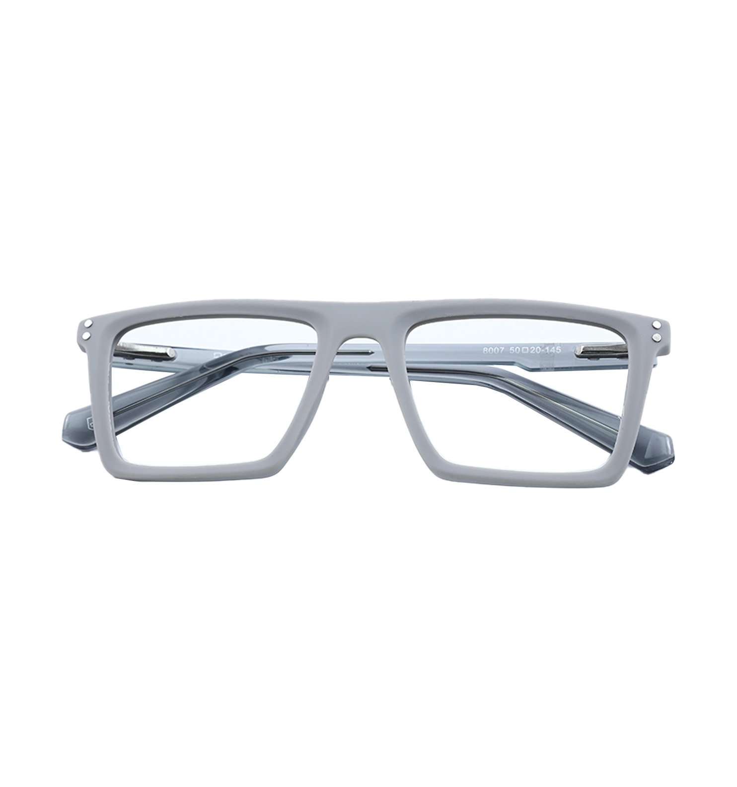 Square Neo Blue-Block Eyeglasses for Men & Women | Grey, Green & Brown Frame
