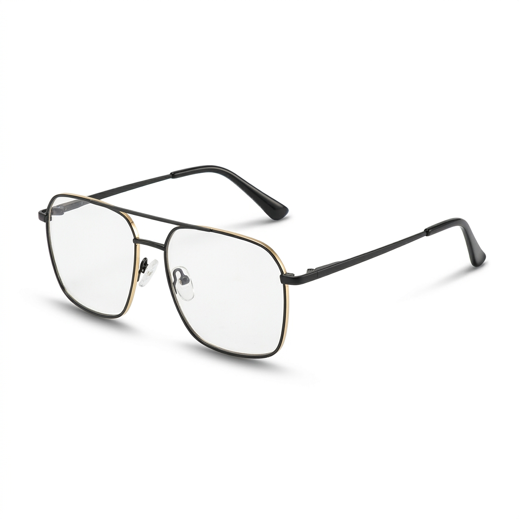 OG Thin Pilot Full Rim Metal Weightless Eyeglasses – Ultra-Light Aviator Frame