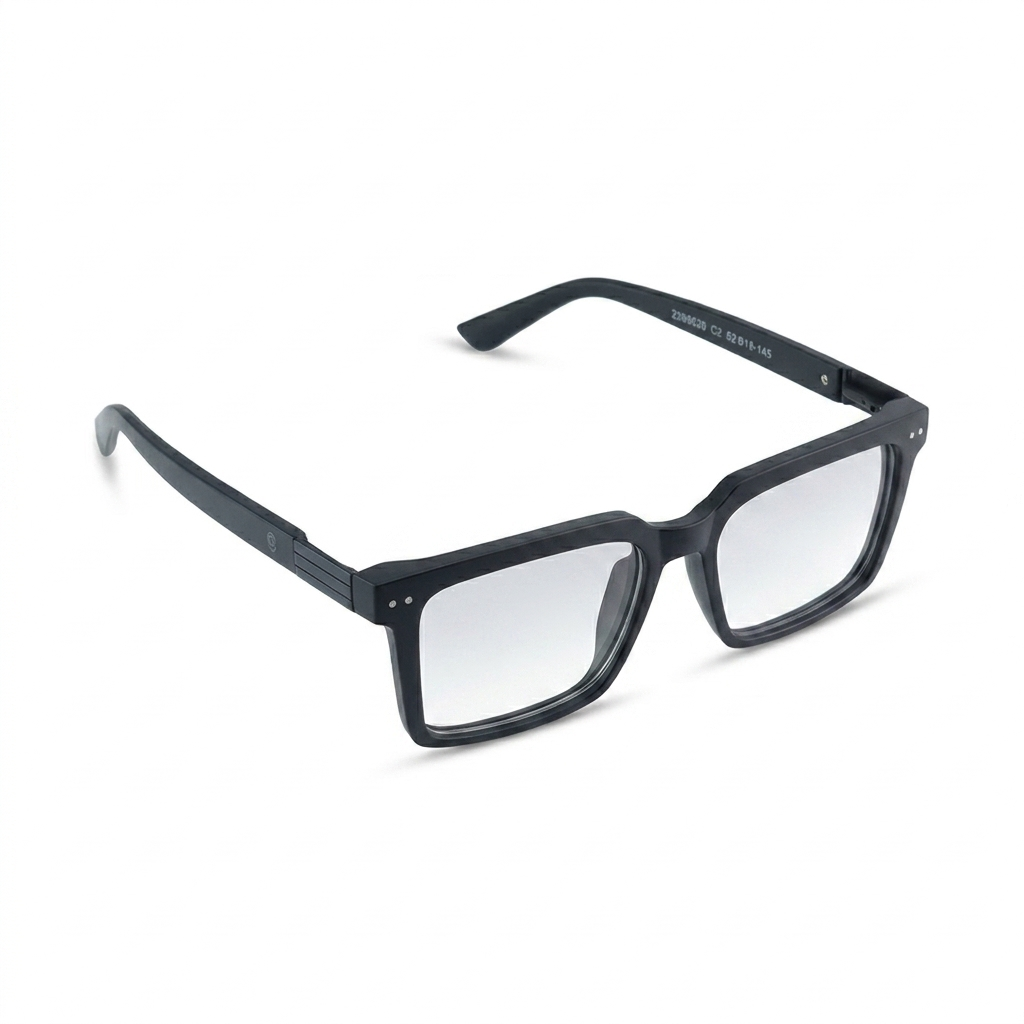 OG Unbreakable Carbon Fibre Square Eyeglasses – Full Rim Unisex Frame