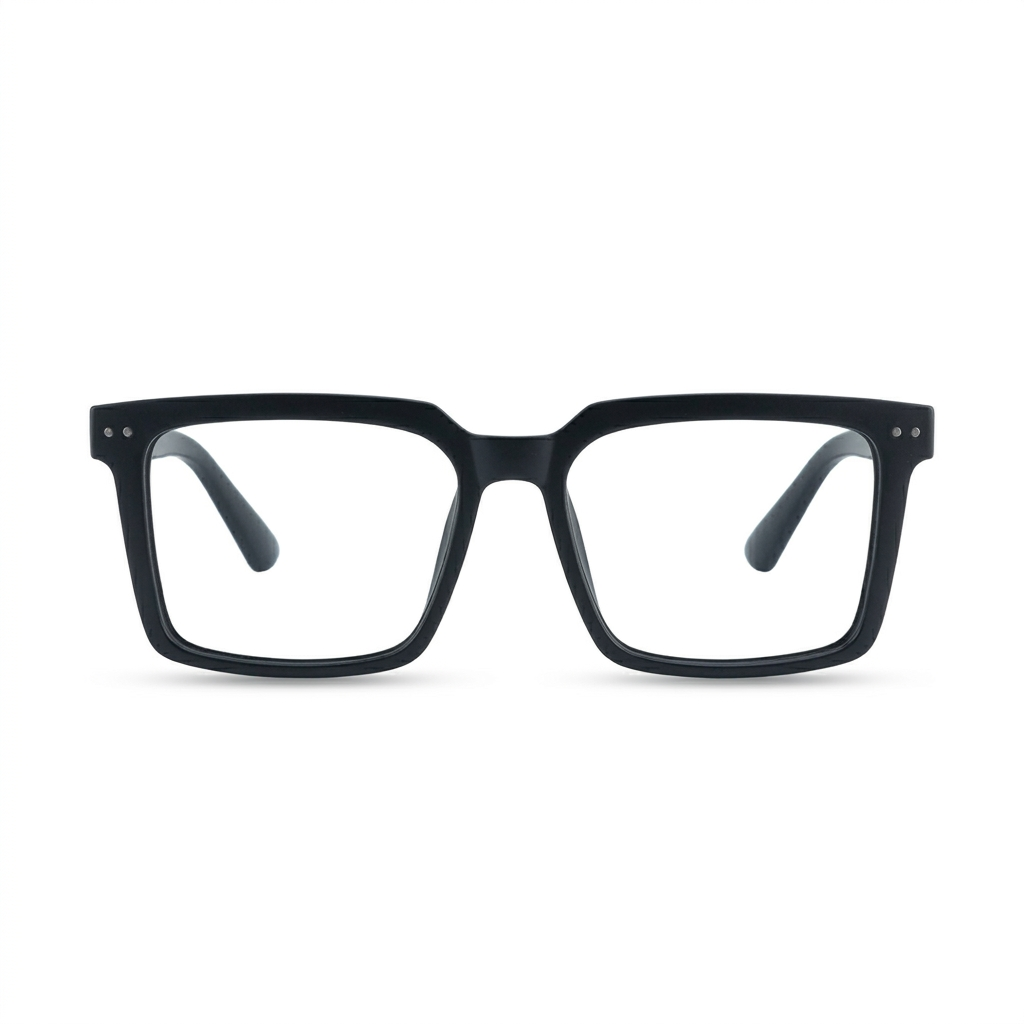 OG Unbreakable Carbon Fibre Square Eyeglasses – Full Rim Unisex Frame