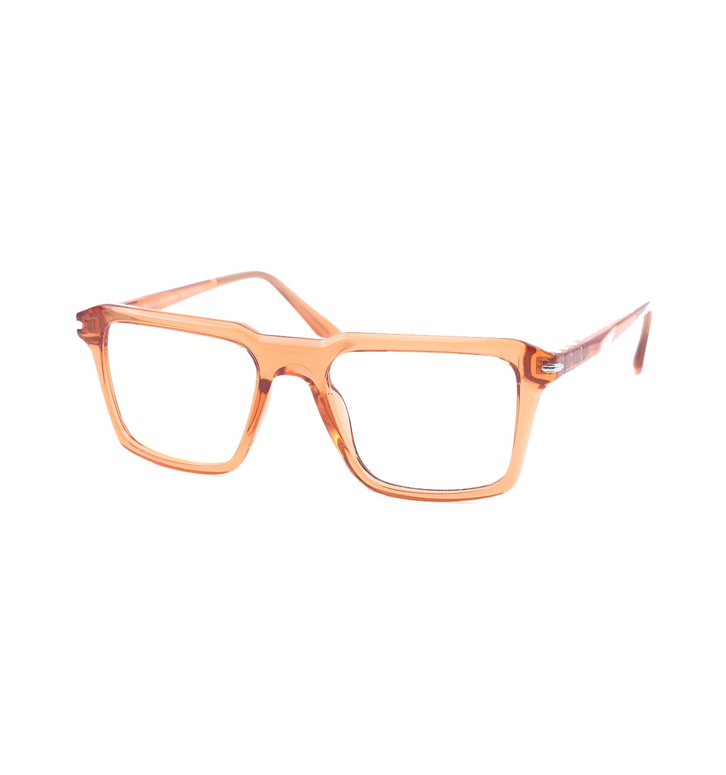 Urban Bold Square Frame Eyeglasses for Men – Orange & Yellow Full Rim Optical Glasses