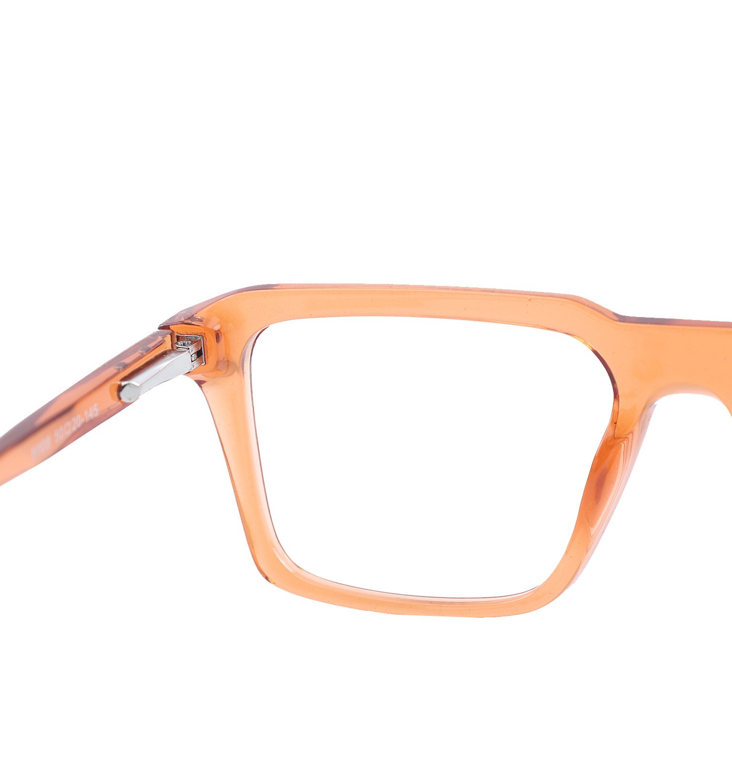 Urban Bold Square Frame Eyeglasses for Men – Orange & Yellow Full Rim Optical Glasses