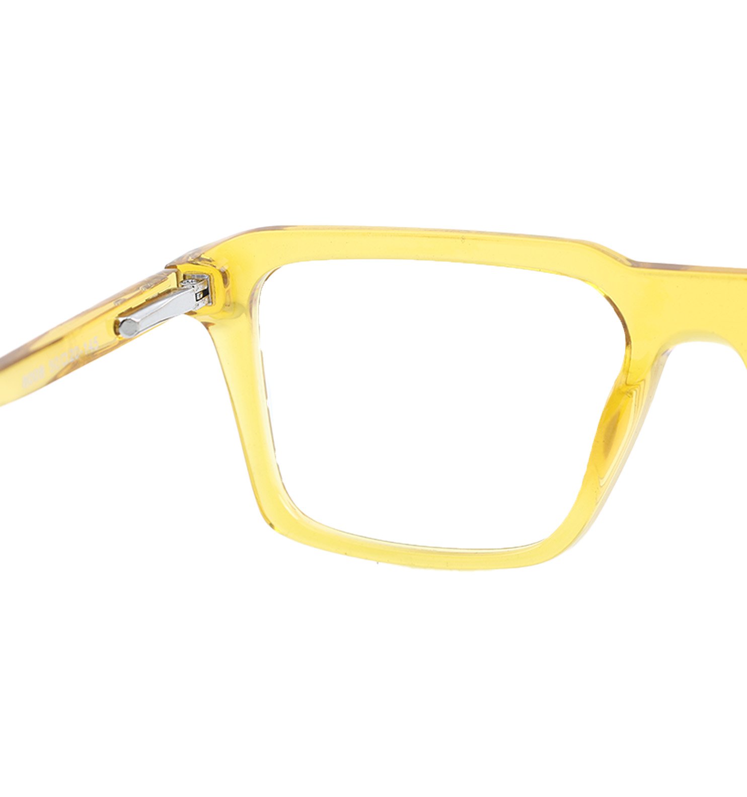Urban Bold Square Frame Eyeglasses for Men – Orange & Yellow Full Rim Optical Glasses