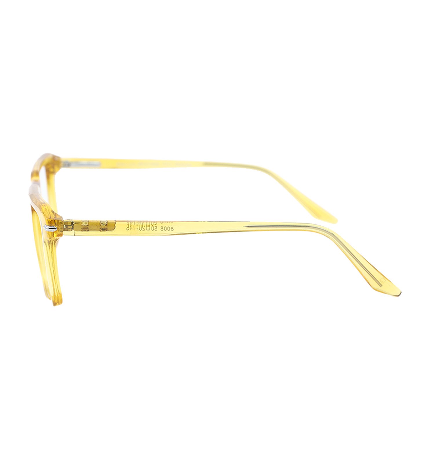 Urban Bold Square Frame Eyeglasses for Men – Orange & Yellow Full Rim Optical Glasses