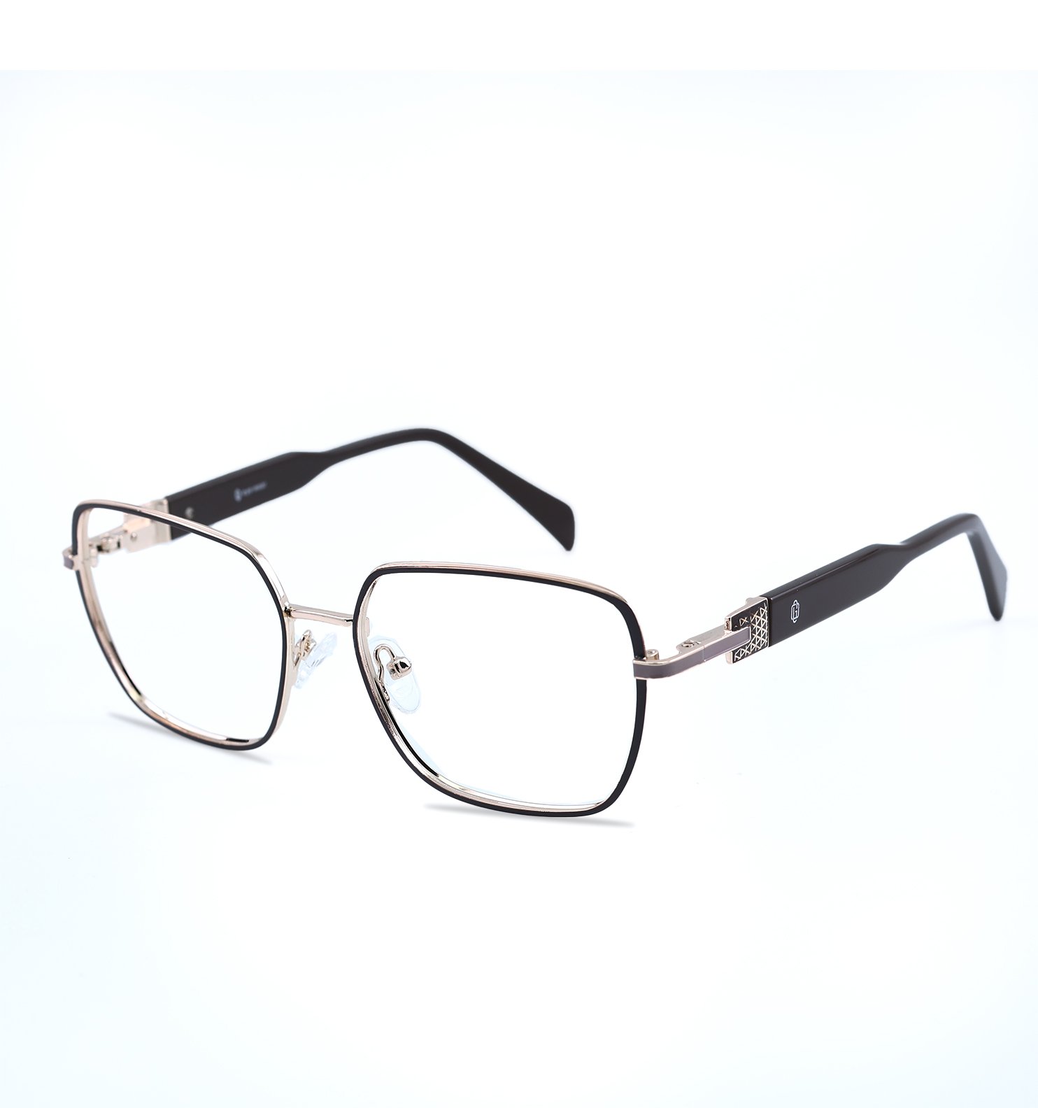 Women Prime Square Metal Eyeglasses | Premium Lightweight Optical Frame