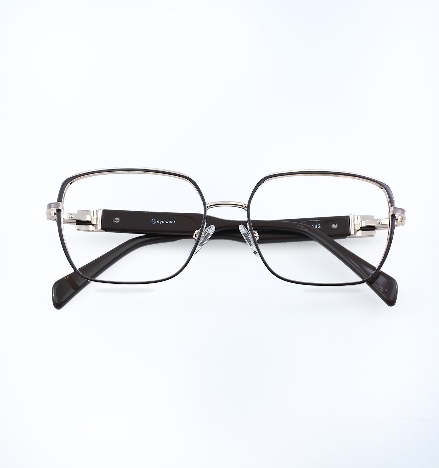 Women Prime Square Metal Eyeglasses | Premium Lightweight Optical Frame