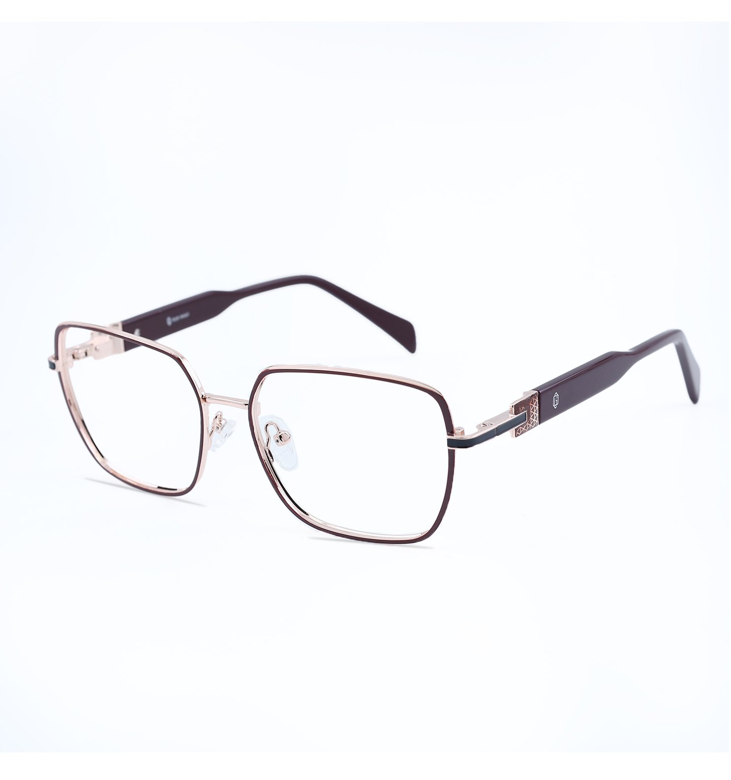 Women Prime Square Metal Eyeglasses | Premium Lightweight Optical Frame