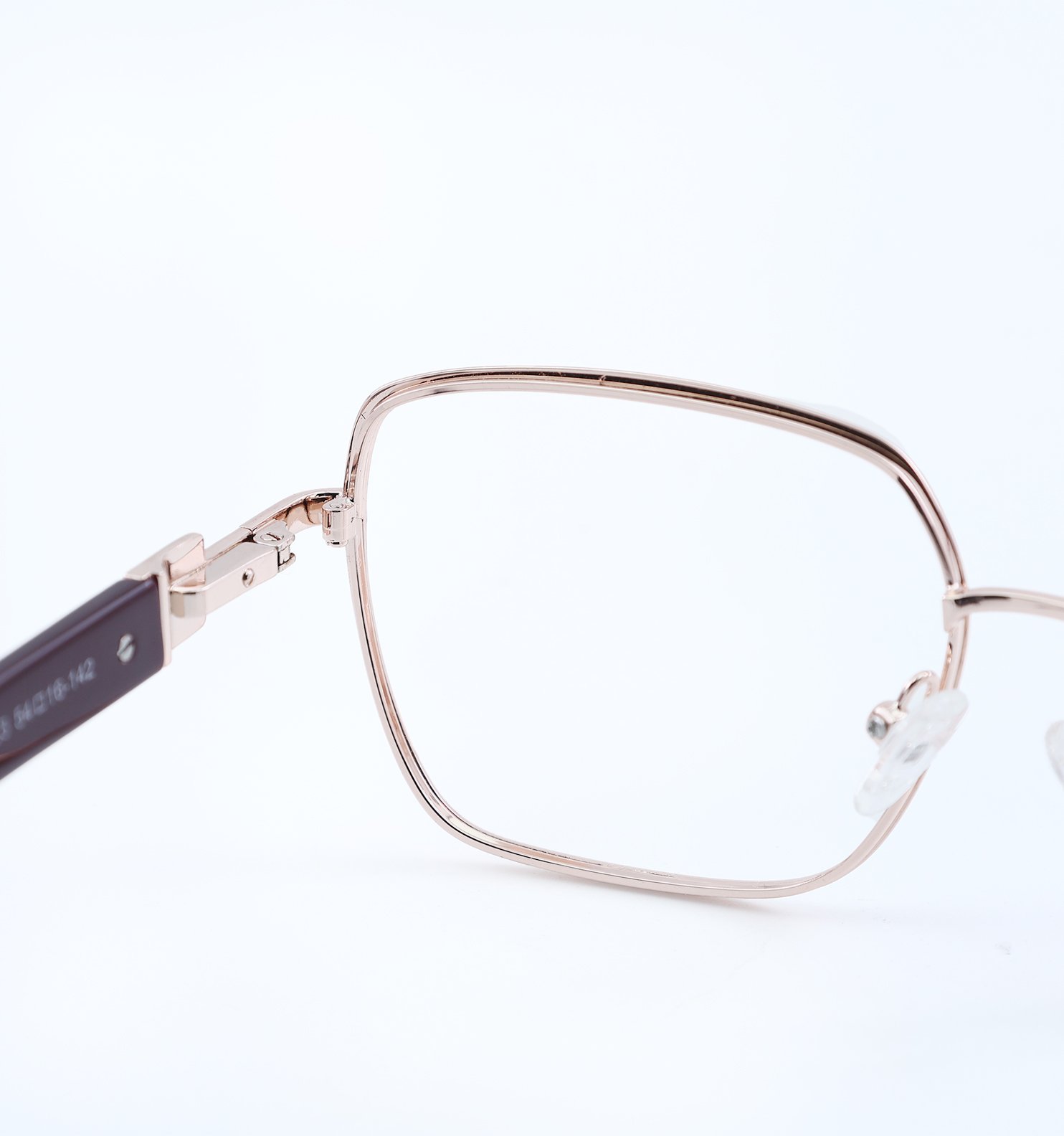 Women Prime Square Metal Eyeglasses | Premium Lightweight Optical Frame